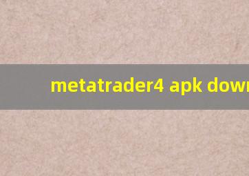 metatrader4 apk download